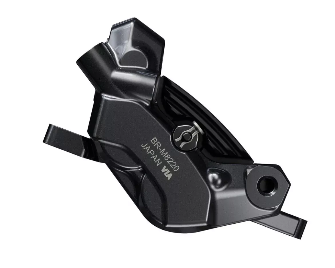 shimano-deore-xt-br-m8220-disc-brake-caliper-black-4-piston-front-or-rear-post-m Shimano Deore XT BR-M8220 Disc Brake Caliper (Black) (4-Piston) (Front or Rear) (Post Mount)