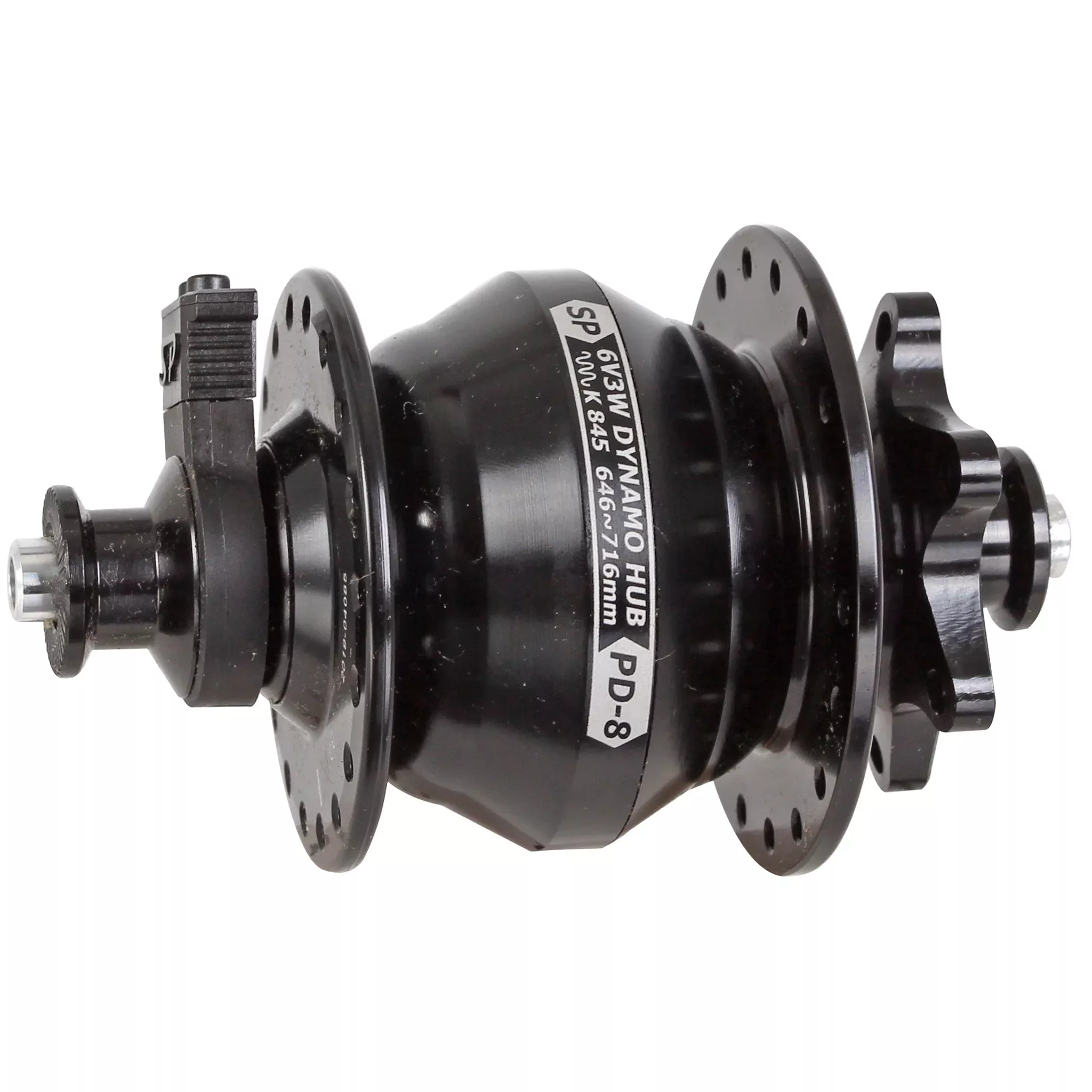 shutter-precision-pd-8-is-disc-front-q-r-hub-9x100mm-36h-black Shutter Precision PD-8 IS-Disc Front Q/R Hub 9x100mm 36h - Black
