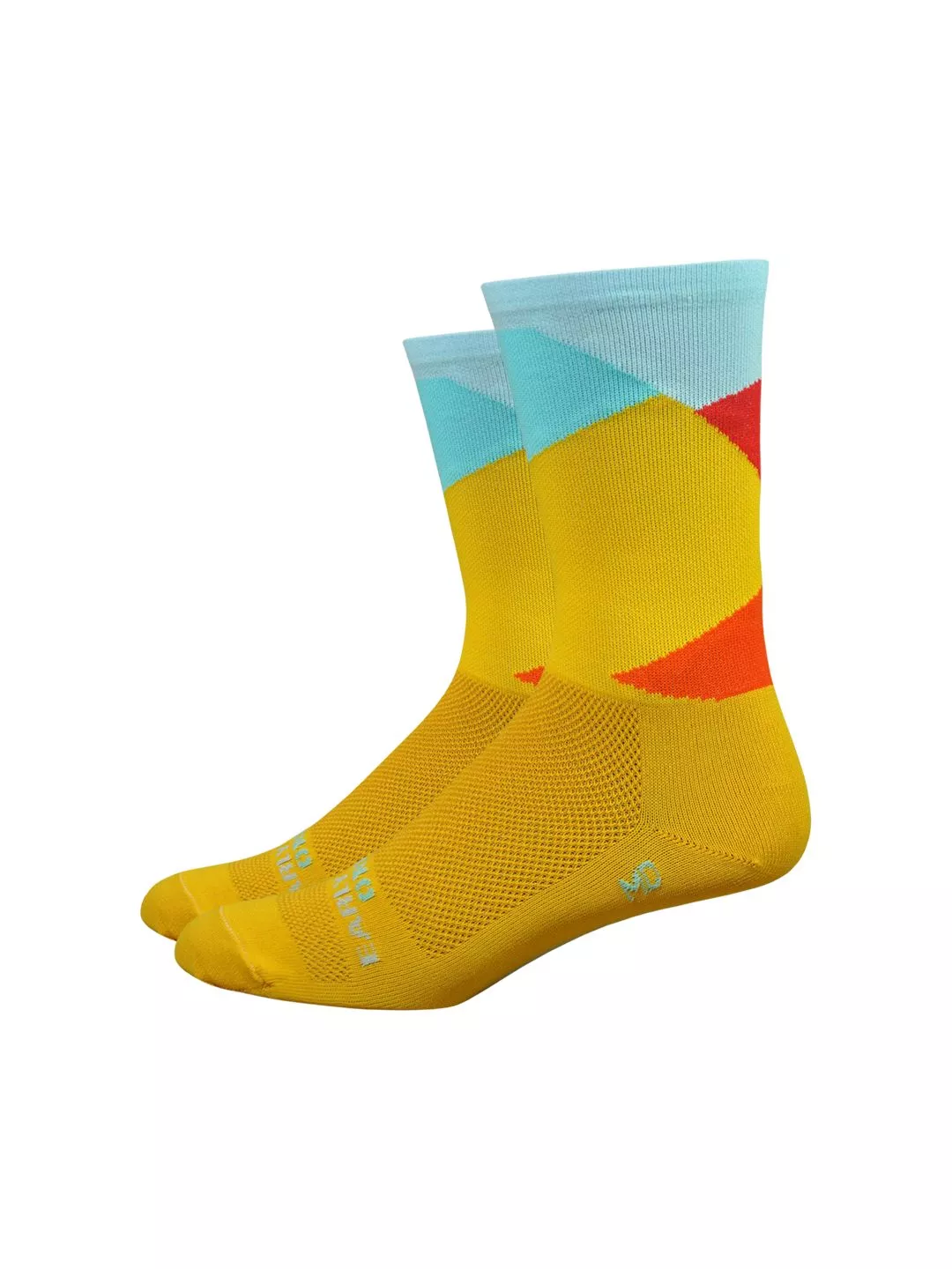 sock-defeet-ornot-intersection-6-small-bright-gold Sock DeFeet Ornot Intersection 6'' Small Bright Gold