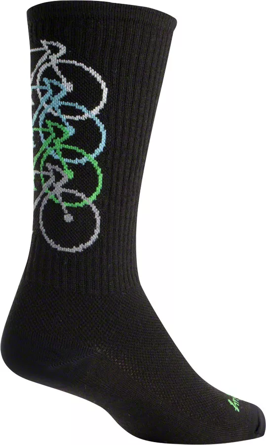 SockGuy Wool Stacked Socks - 6"