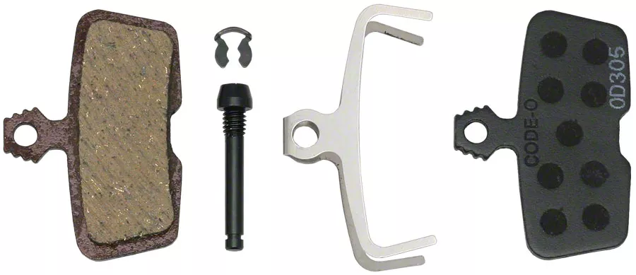 sram-disc-brake-pads-organic-compound-steel-backed-quiet-code-code-r-code-rsc-gu SRAM Disc Brake Pads - Organic Compound Steel Backed Quiet For Code/Code R/Code RSC/Guide RE