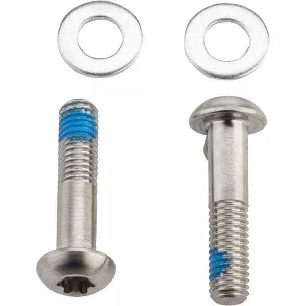 sram-flat-mount-disc-caliper-bracket-bolts-27mm-titanium SRAM Flat Mount Disc Caliper Bracket Bolts 27mm Titanium