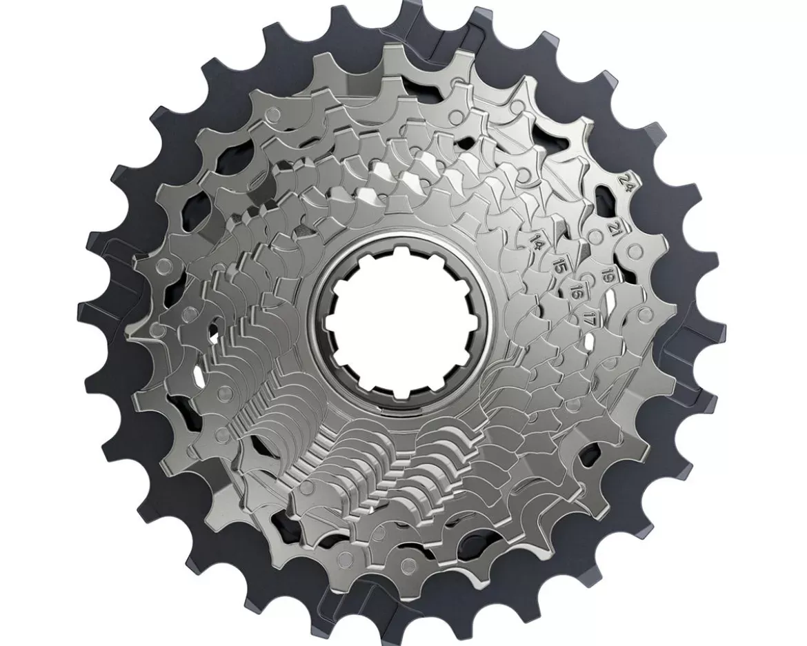 sram-force-xg-1270-cassette-silver-black-12-speed-xdr-10-28t-e1 SRAM Force XG-1270 Cassette (Silver/Black) (12 Speed) (XDR) (10-28T) (E1)