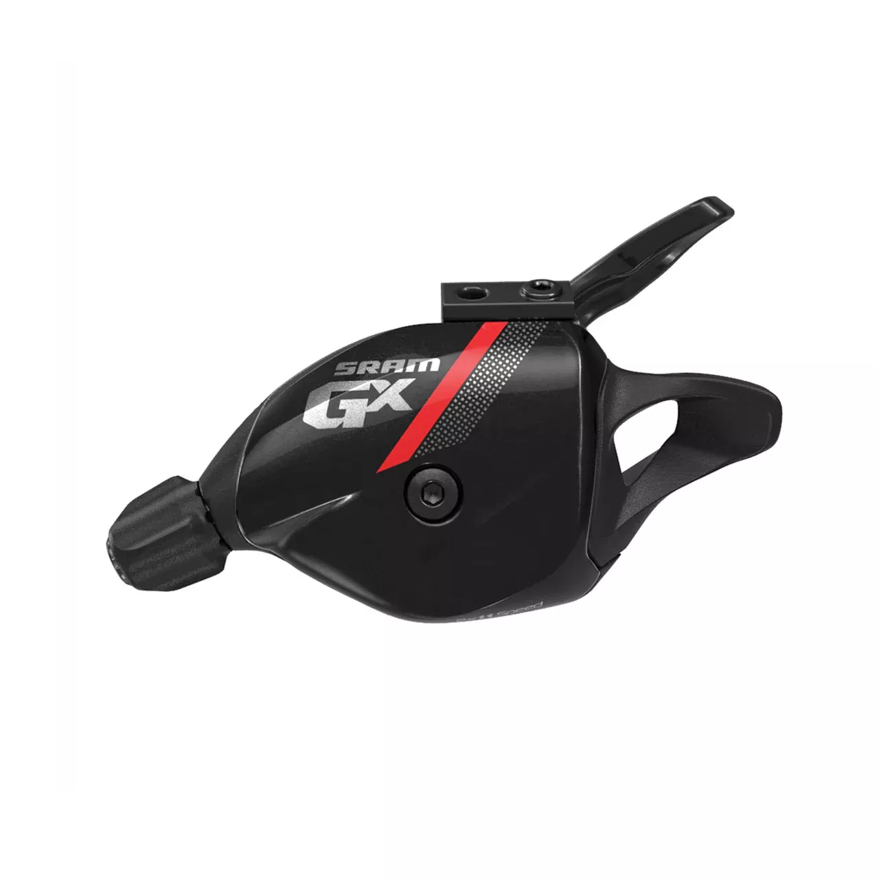 sram-gx-11-speed-trigger-shifter-in-red-with-discrete-clamp Sram GX 11 Speed Trigger Shifter in Red With Discrete Clamp