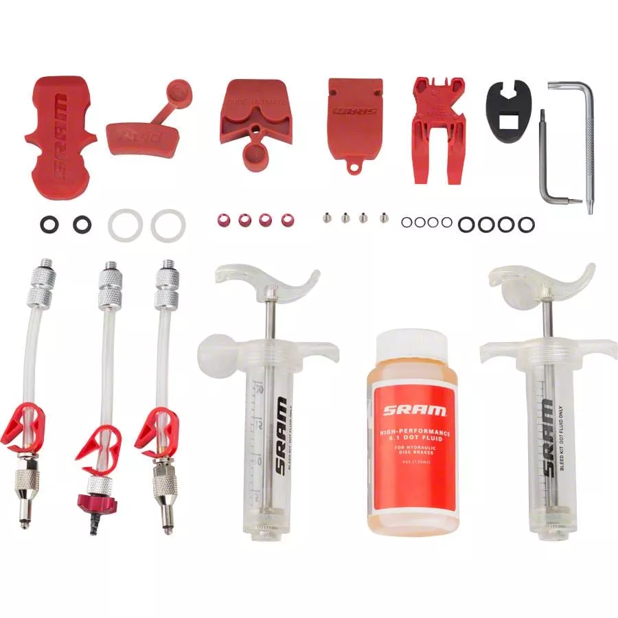 sram-pro-disc-brake-bleed-kit-sram-x0-xx-guide-level-code-hydror-g2-with-dot-flu SRAM Pro Disc Brake Bleed Kit – For SRAM X0, XX, Guide, Level, Code, HydroR, and G2, with DOT Fluid