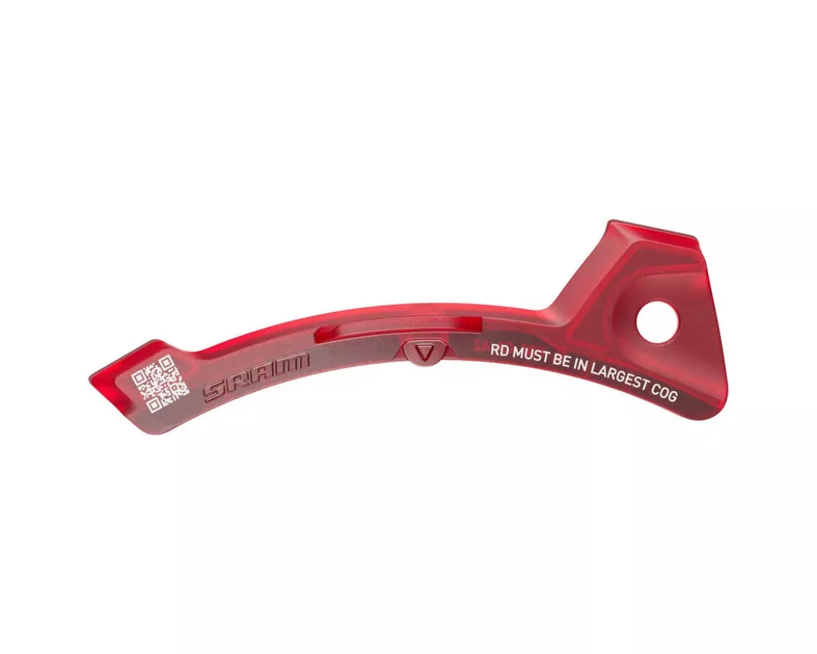 sram-red-axs-front-derailleur-setup-tool-red SRAM RED AXS Front Derailleur Setup Tool (Red)