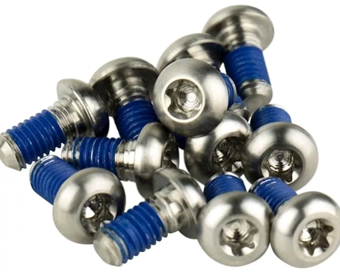 sram-titanium-rotor-bolt-kit-silver-t25-set-12 SRAM Titanium Rotor Bolt Kit (Silver) (T25) (Set of 12)