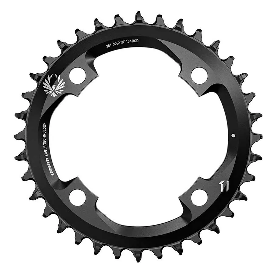sram-x-sync-2-eagle-chainring-36-tooth-104mm-bcd-12-speed-black SRAM X-Sync 2 Eagle Chainring - 36 Tooth 104mm BCD 12-Speed Black