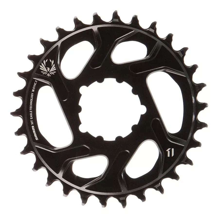 SRAM X-Sync 2 Eagle Direct Mount Chainring - 30 Tooth 3mm Boost Offset 12-Speed BLK