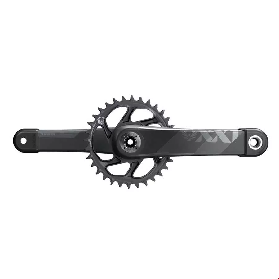 sram-xx1-eagle-dub-crankset-speed-11-12-spindle-28-99mm-bcd-direct-mount-34-dub- SRAM XX1 Eagle DUB Crankset Speed: 11/12 Spindle: 28.99mm BCD: Direct Mount 34 DUB 175mm Cannondale AI Black