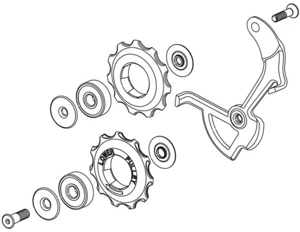 sramrival-cage-pulley-kit SRAMRival Cage/Pulley Kit
