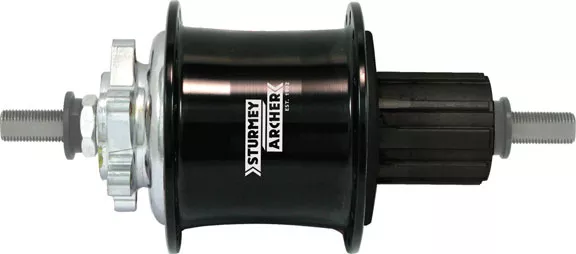 sturmey-archer-cs-rk3-3x9-sp-disc-hub-32h-black Sturmey Archer CS-RK3 3x9-Sp Disc Hub 32h - Black