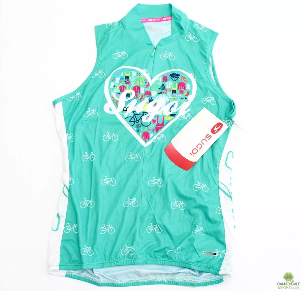 sugoi-women-s-i-heart-bikes-s-l-jersey-light-jade-extra-small Sugoi Women's I Heart Bikes S/L Jersey Light Jade Extra Small