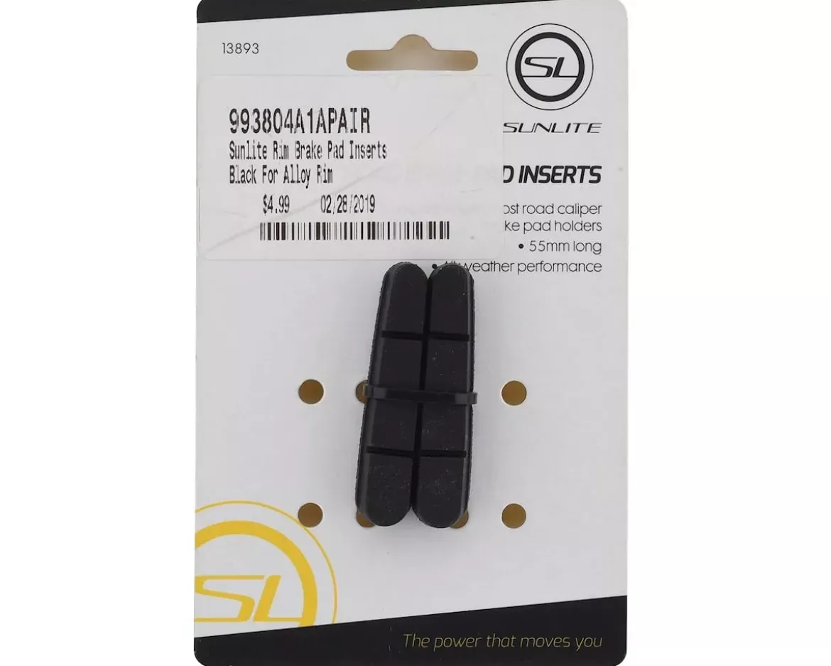 sunlite-road-brake-pad-inserts-black-1-pair-shimano-sram Sunlite Road Brake Pad Inserts (Black) (1 Pair) (For Shimano/SRAM)