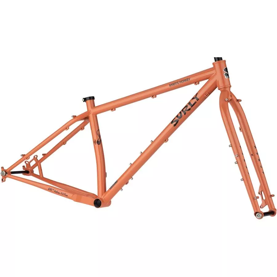 surly-karate-monkey-frameset-27-5-steel-peach-salmon-sundae Surly Karate Monkey Frameset – 27.5″, Steel, Peach Salmon Sundae
