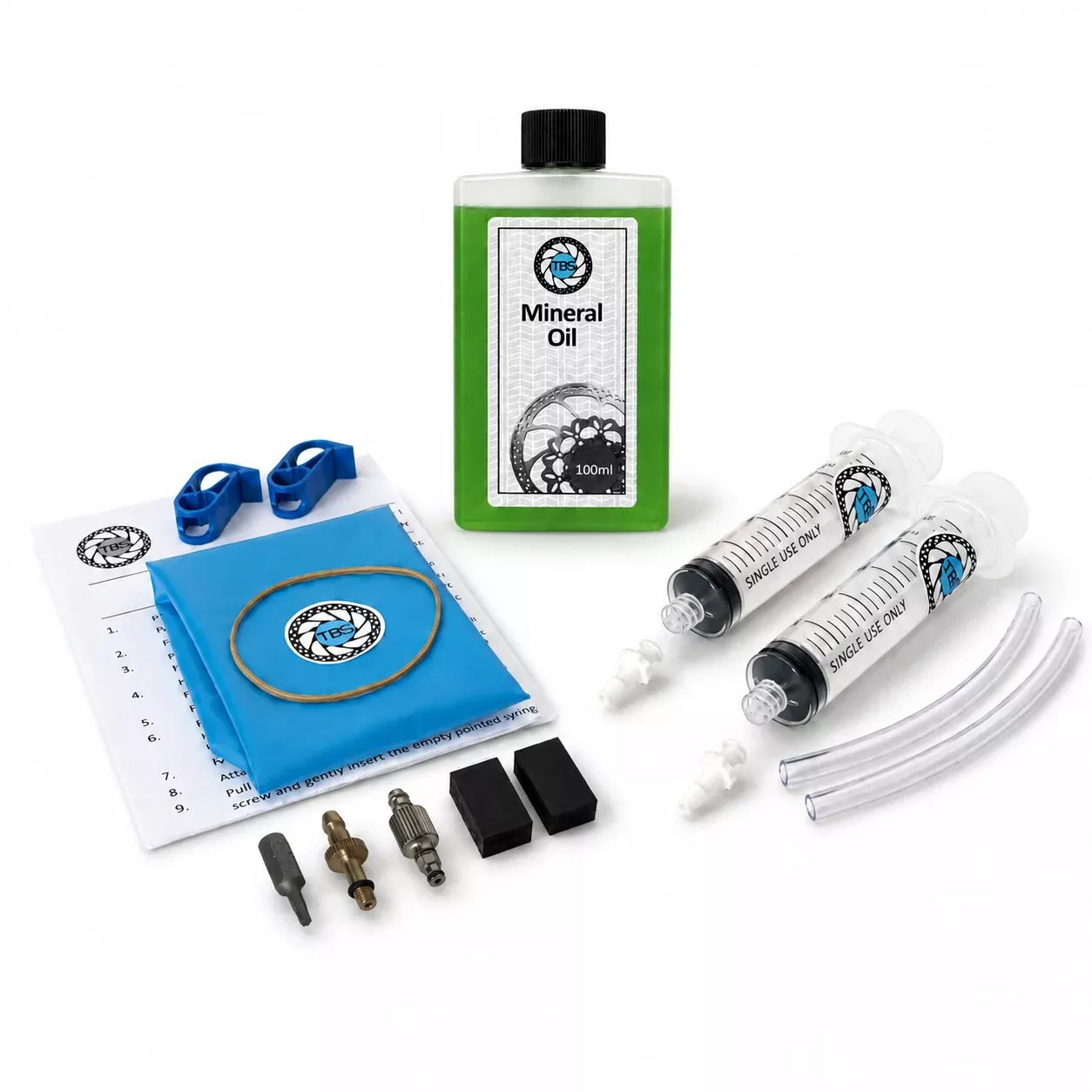 tbs-bleed-kit-sram-maven-with-optional-100ml-mineral-fluid TBS Bleed Kit for SRAM Maven With Optional 100ml Mineral Fluid