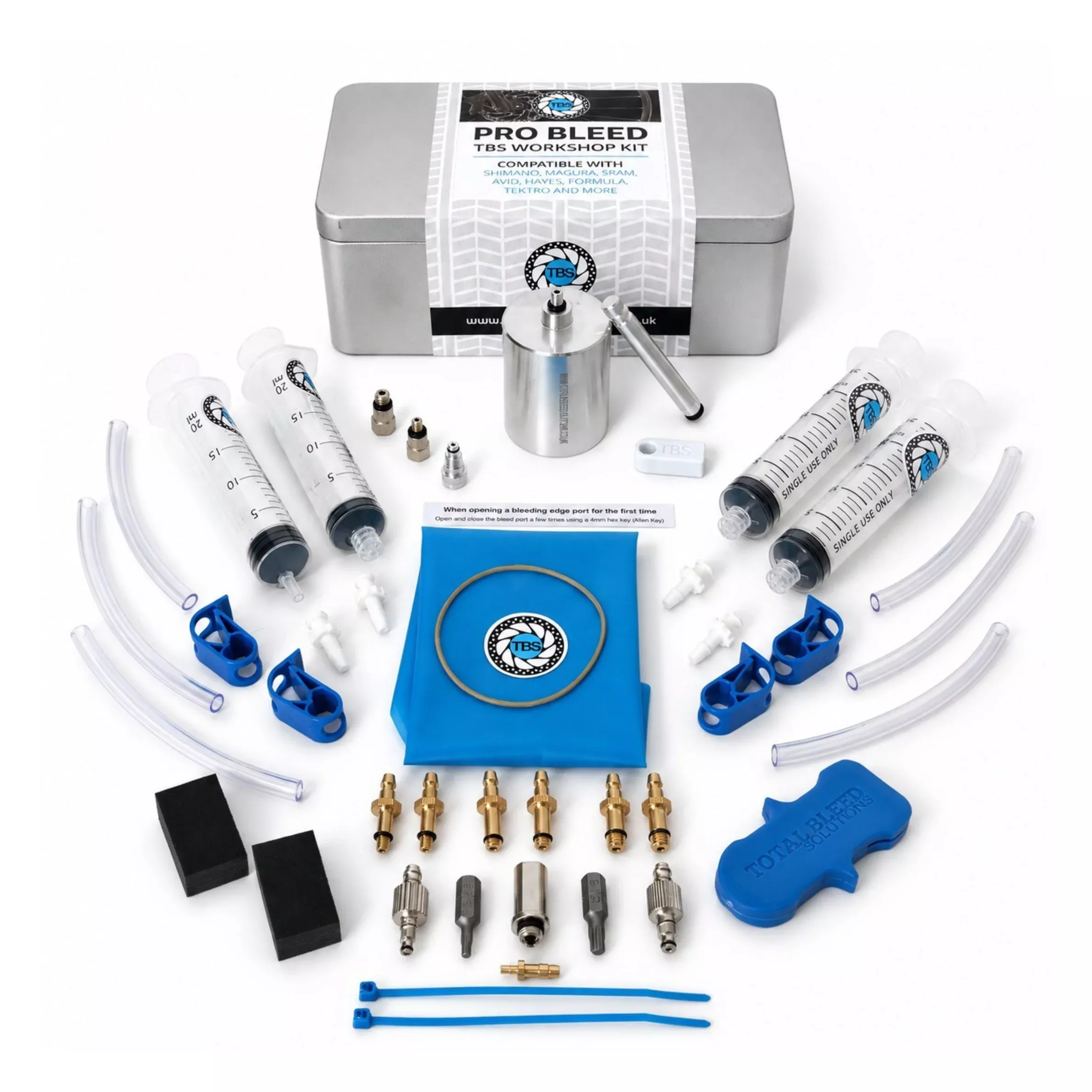 tbs-professional-workshop-hydraulic-brake-bleed-kit TBS Professional Workshop Hydraulic Brake Bleed Kit