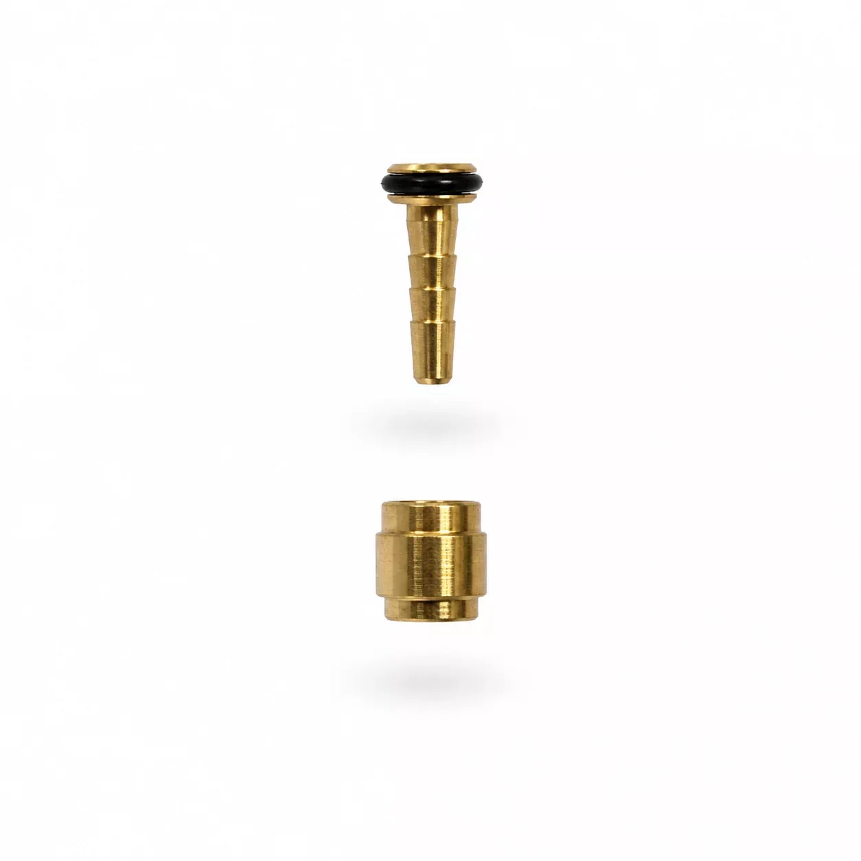 TEKTRO HYDRAULIC BRAKE HOSE OLIVE & BARB KIT. Auriga Comp Sub/Twin Draco BRASS