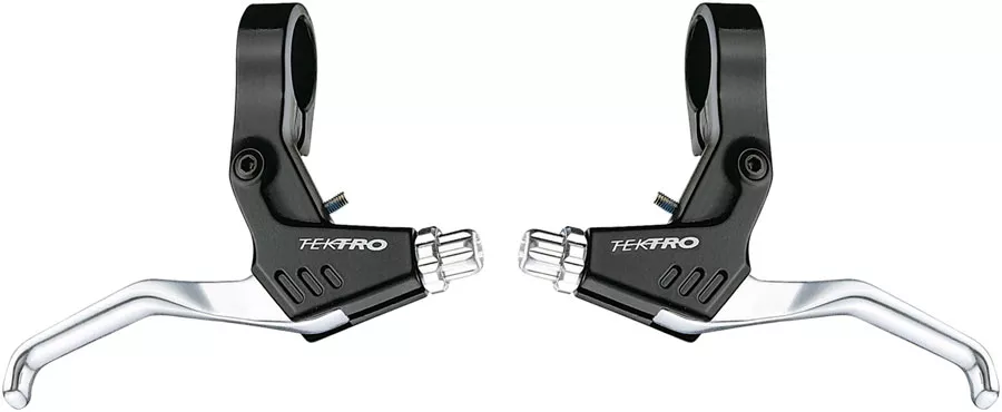 tektro-rs360a-linear-pull-brake-lever-set-silver Tektro RS360A Linear Pull Brake Lever Set Silver