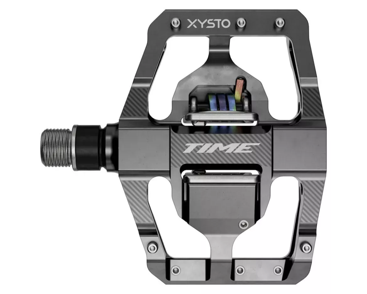 time-xysto-clipless-mountain-pedals-grey Time XYSTO Clipless Mountain Pedals (Grey)