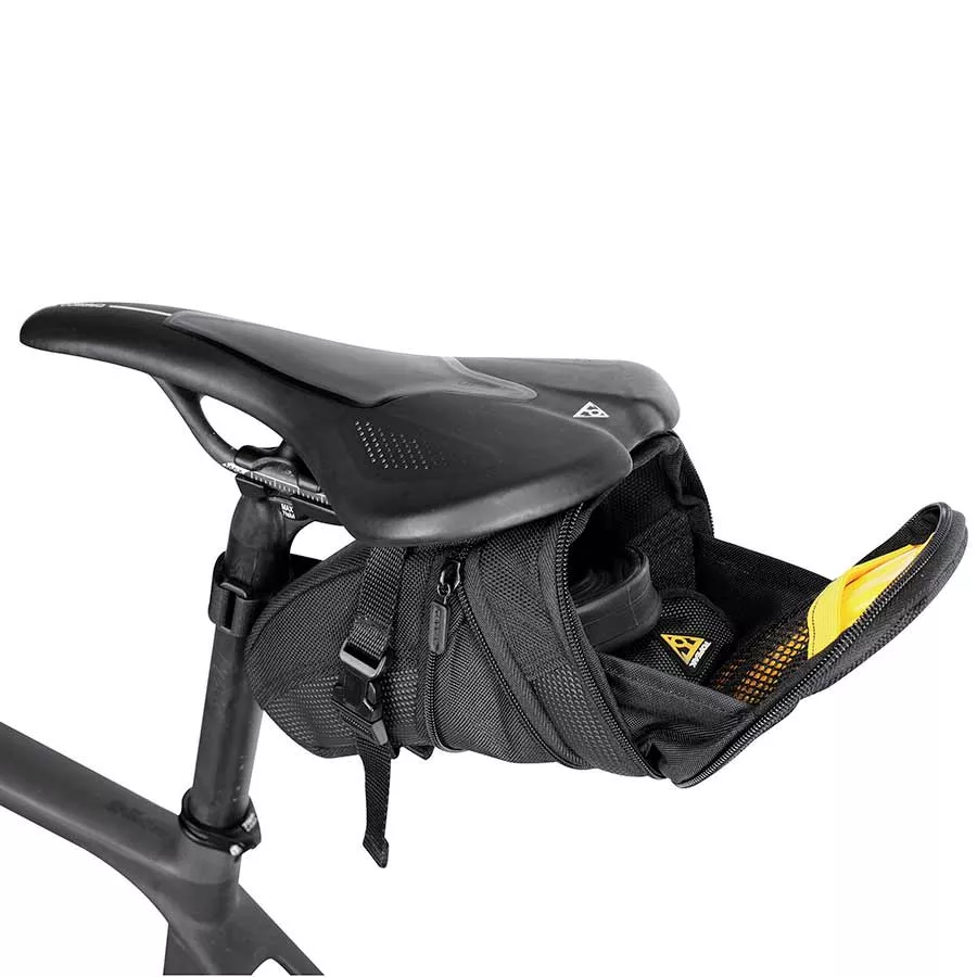 Topeak Aero Wedge Seat Bag - Strap-on Medium Black
