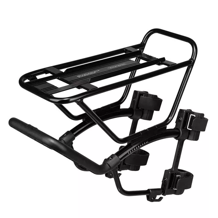 topeak-tetrarack-m1-front-rack-mtb-fork-blade-strap-mount-black Topeak TetraRack M1 Front Rack for MTB - Fork Blade Strap Mount Black