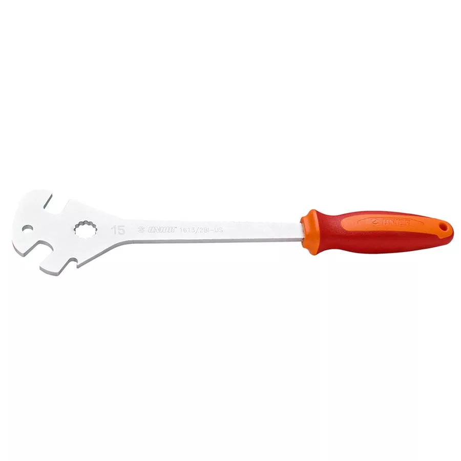 Unior Pro Pedal Wrench Red/Orange