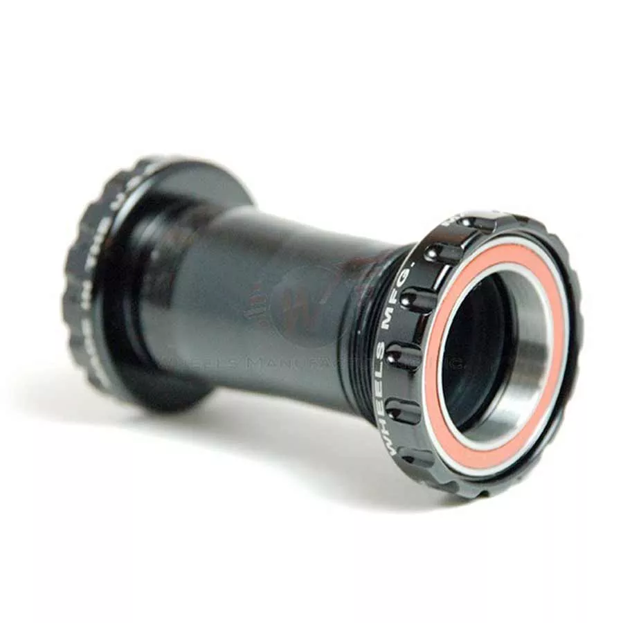 wheels-manufacturing-bsa-30-bottom-bracket-english-bsa-frame-interface-abec-5-an Wheels Manufacturing BSA 30 Bottom Bracket - English BSA Frame Interface ABEC-5 Angular Contact Bearings For 30mm Spindle BLK