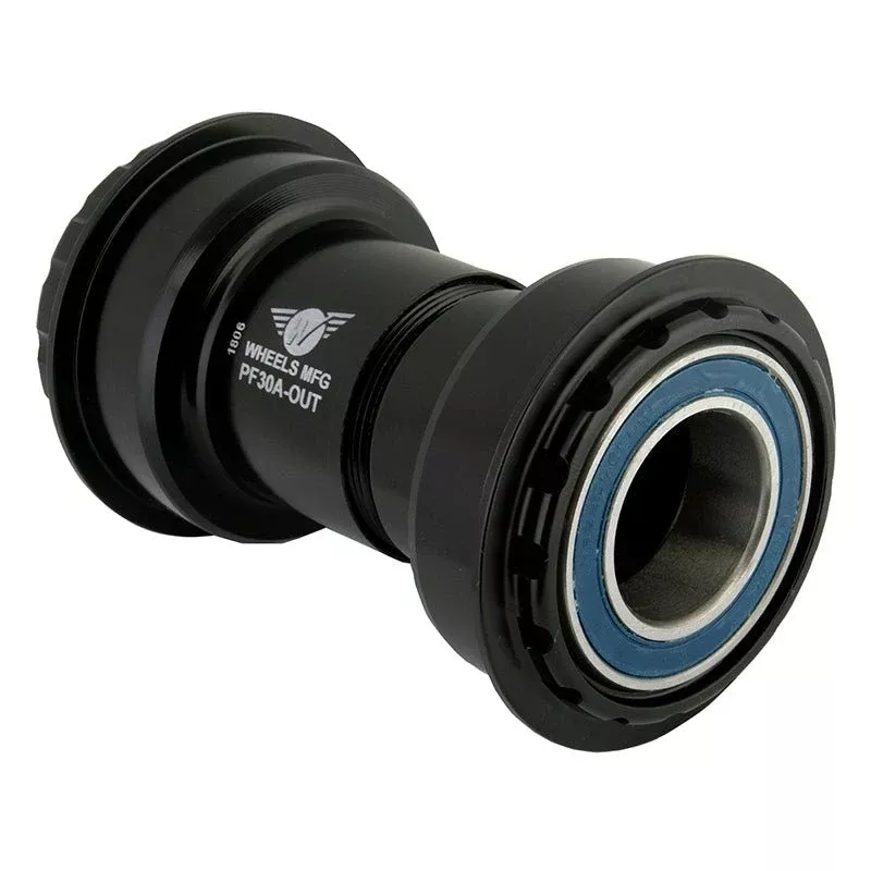 wheels-manufacturing-pf30a-frame-to-gxp-spindle-outboard-thread-together-bottom- Wheels Manufacturing PF30A Frame to GXP Spindle Outboard Thread Together Bottom Bracket BLK