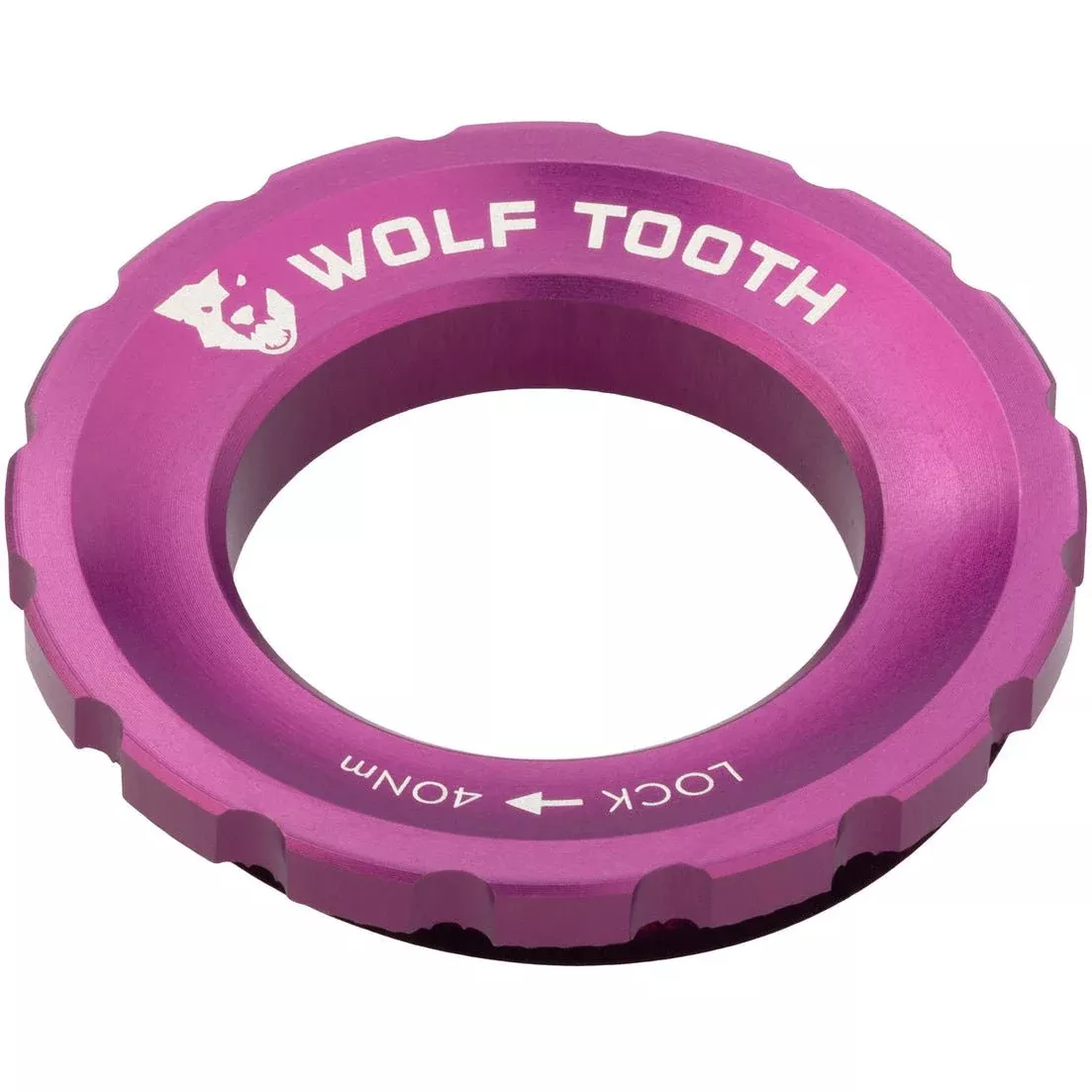 wolf-tooth-centerlock-rotor-lockring-external-splined-purple Wolf Tooth CenterLock Rotor Lockring - External Splined Purple