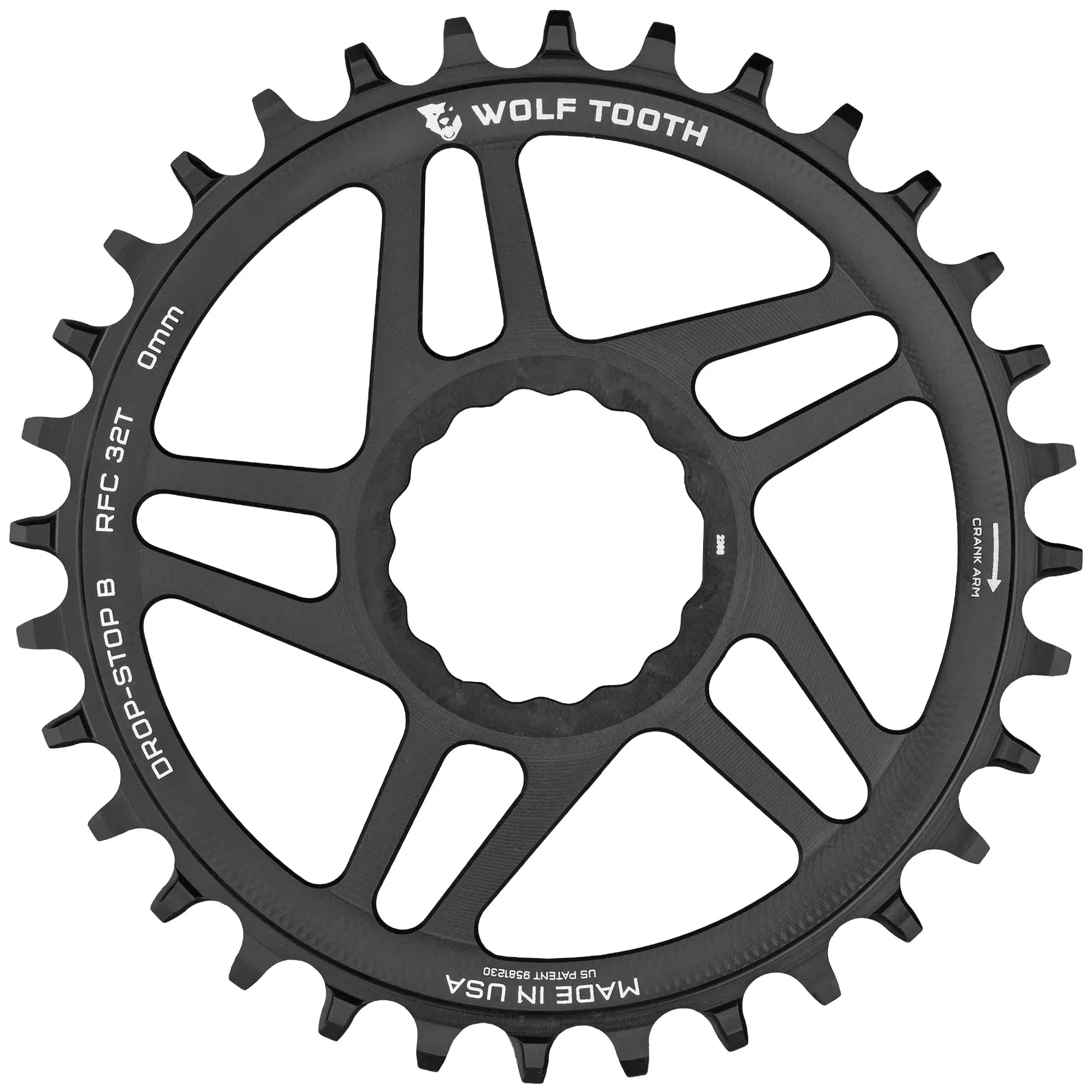 wolf-tooth-components-cinch-boost-drop-stop-b-chainring-0mm-offset Wolf Tooth Components Cinch Boost Drop-Stop B Chainring 0mm Offset
