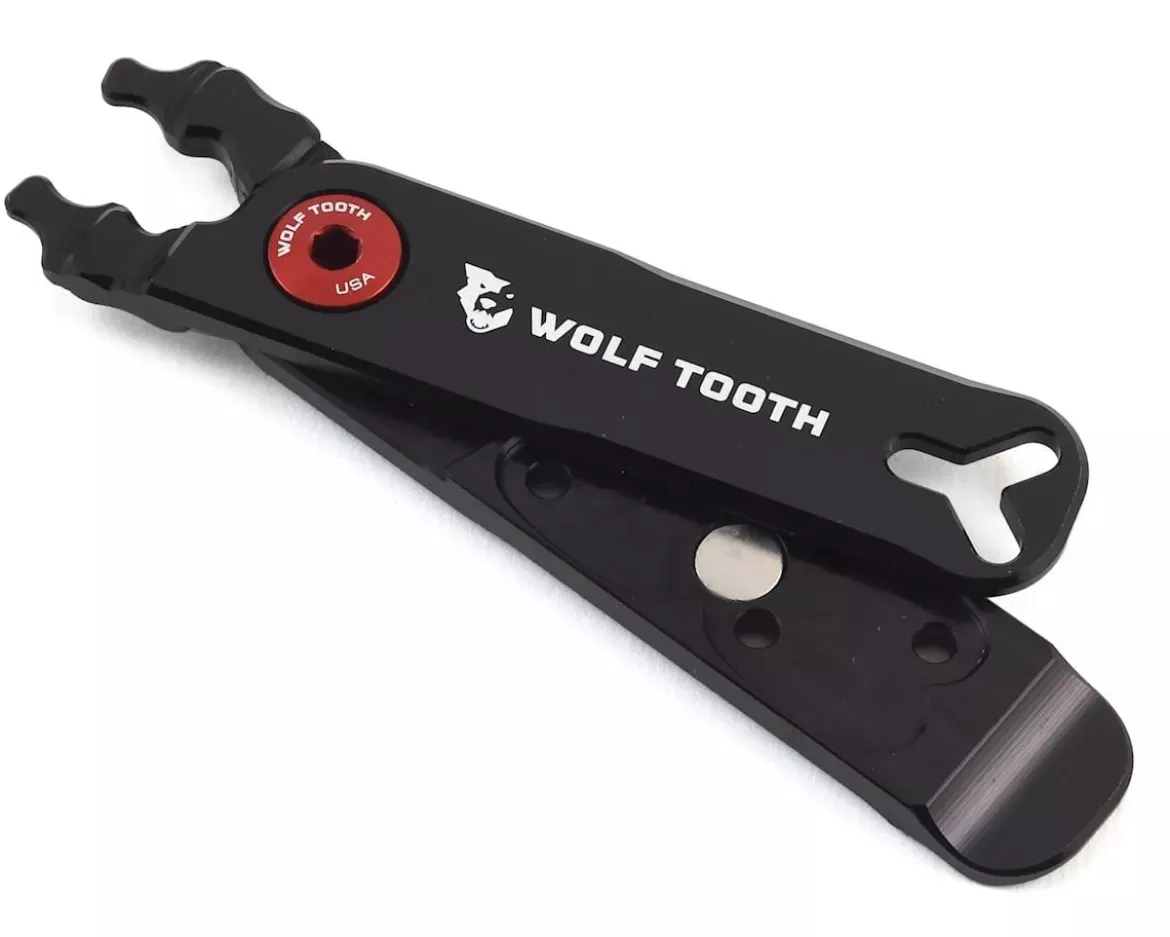 Wolf Tooth Components Master Link Combo Pliers (Black/Red Bolt)