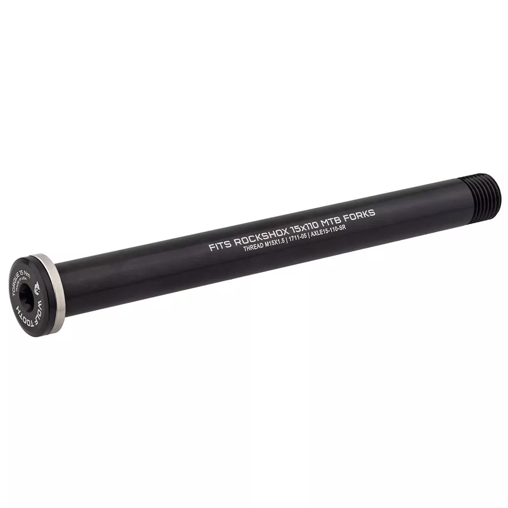 wolf-tooth-components-rockshox-replacement-axle-15x110mm-black Wolf Tooth Components RockShox Replacement Axle 15x110mm - Black