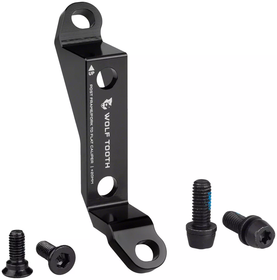 wolf-tooth-disc-brake-adapter-post-to-flat-mount-20mm Wolf Tooth Disc Brake Adapter - Post to Flat Mount +20mm