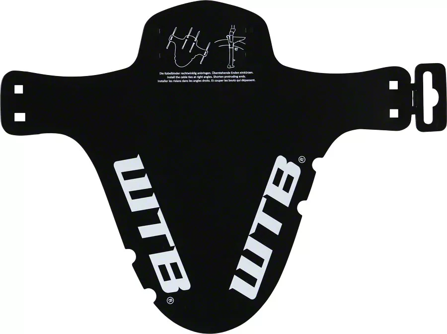 wtb-logo-mud-guard-fork-mount WTB Logo Mud Guard, Fork Mount