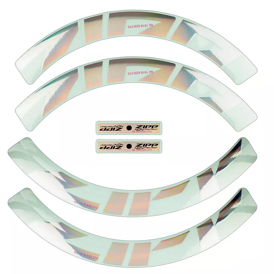 Zipp 404 Silver Foil Decal Kit